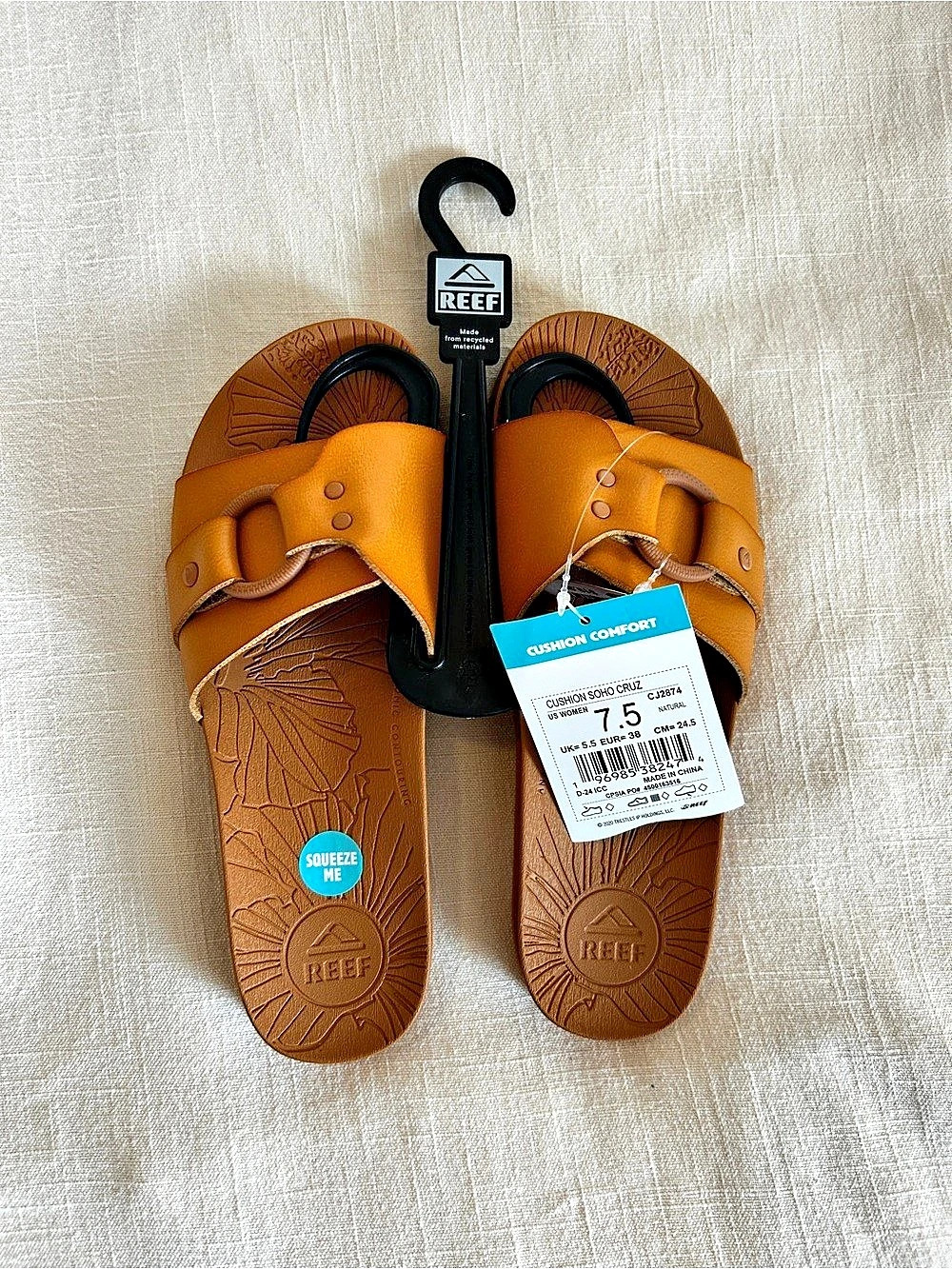 Reef Cushion Soho Cruz Women's Brown Sandals US 7.5